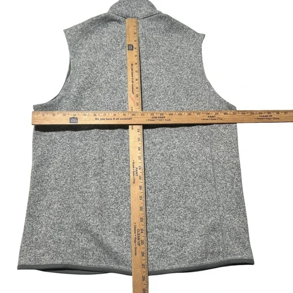 Patagonia Better Sweater Vest Mens Large Grey Full Zip Fleece STY25881 FA15 - Picture 2 of 5